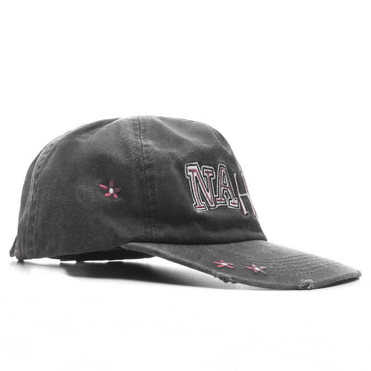 Flower Groms Dad Cap - Black