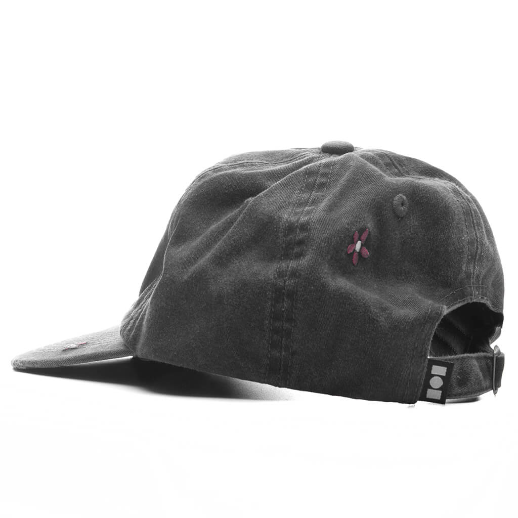 Flower Groms Dad Cap - Black