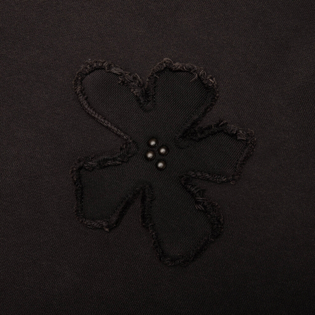Flower Patch Hoodie - Aged Black