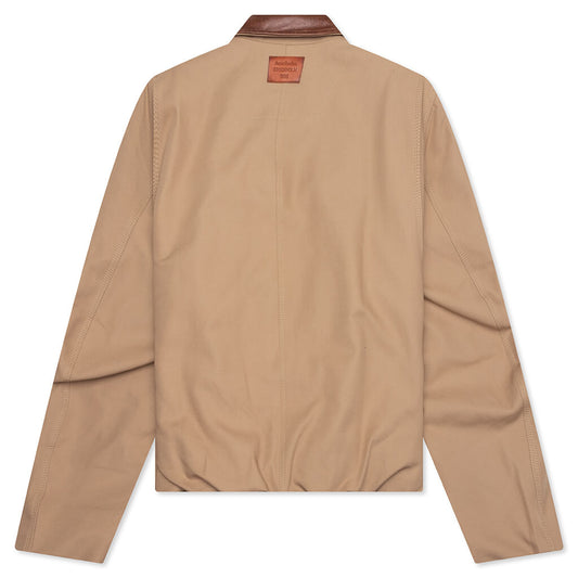 Twill Jacket - Khaki Beige