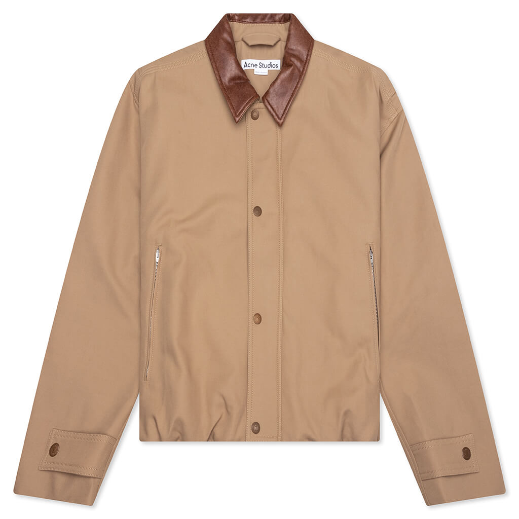 Twill Jacket - Khaki Beige