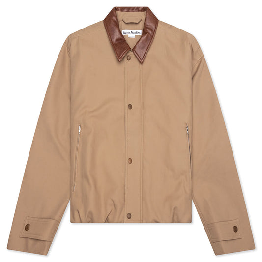 Twill Jacket - Khaki Beige