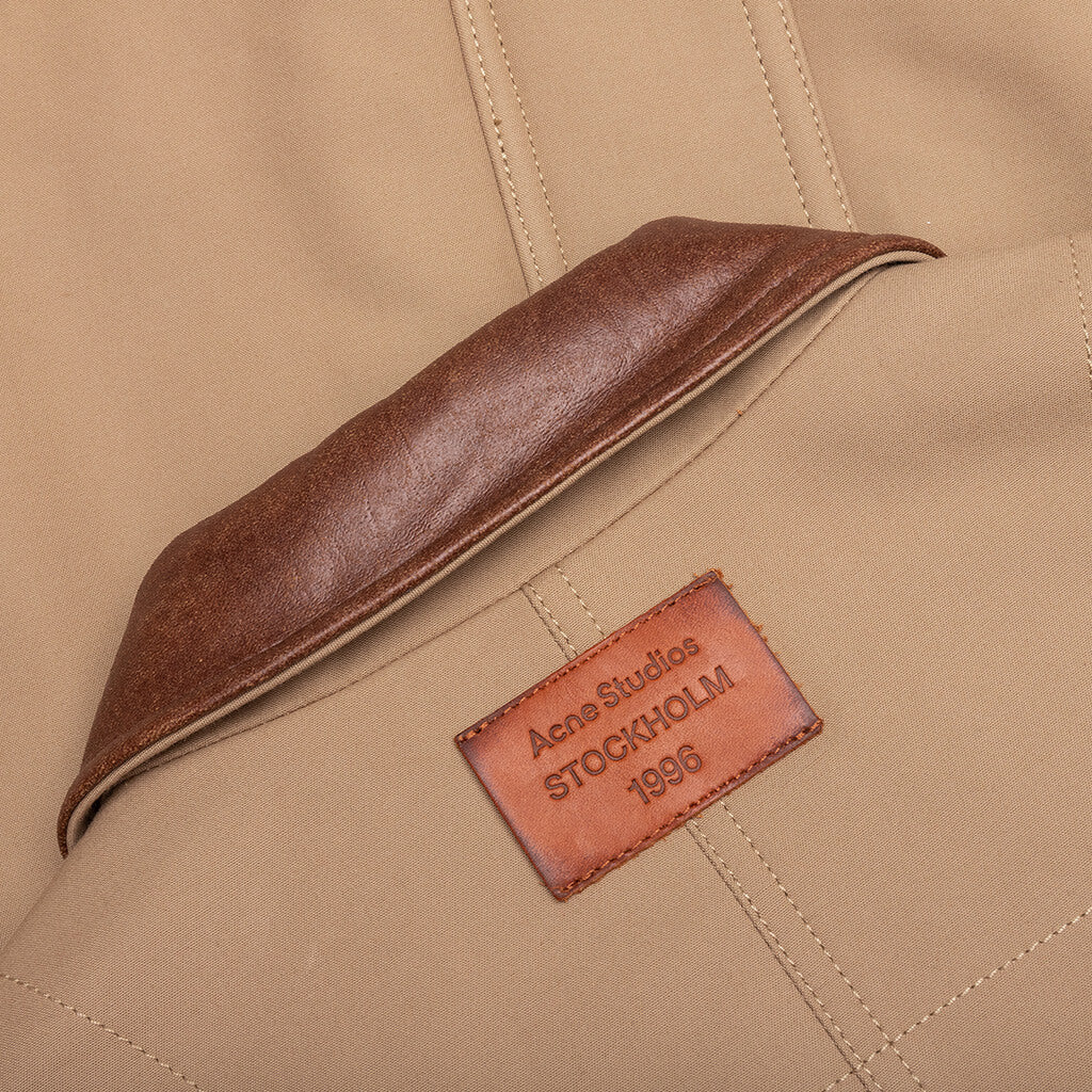Twill Jacket - Khaki Beige