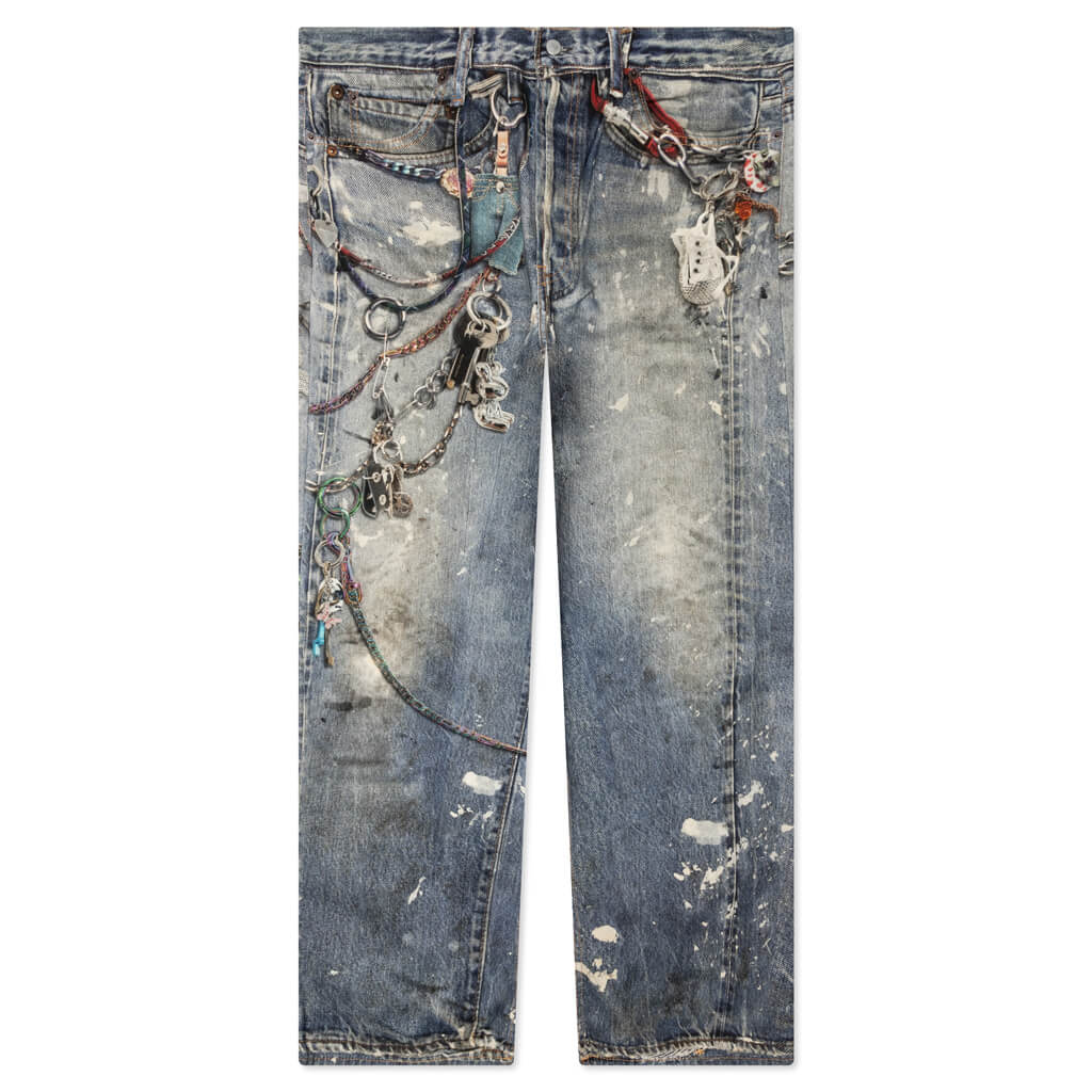 Loose Fit Trousers 1981M Fn-Mn-Trou001020 - Mid Blue