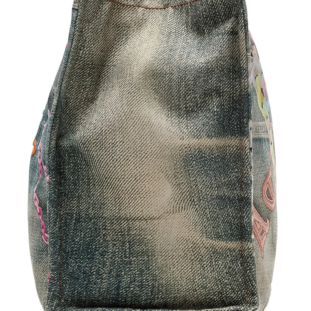 Logo Shoulder Tote Bag Fn-Ux-Bags000189 - Mid Blue