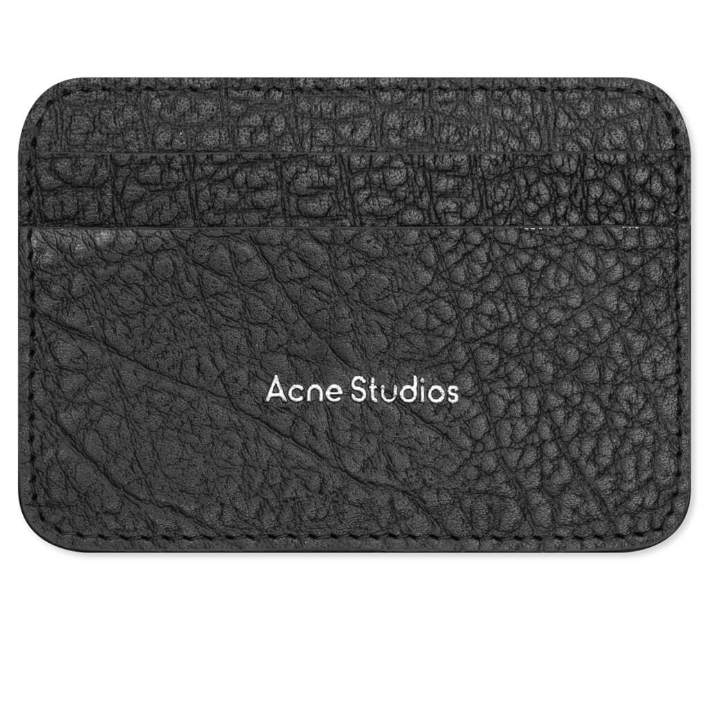 Embossed Logo Card Holder Fn-Ux-Slgs000275 - Black