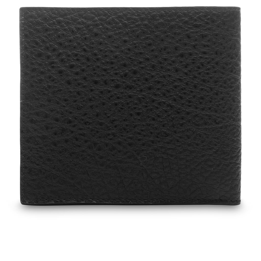 Folded Leather Wallet Fn-Ux-Slgs000286 - Black