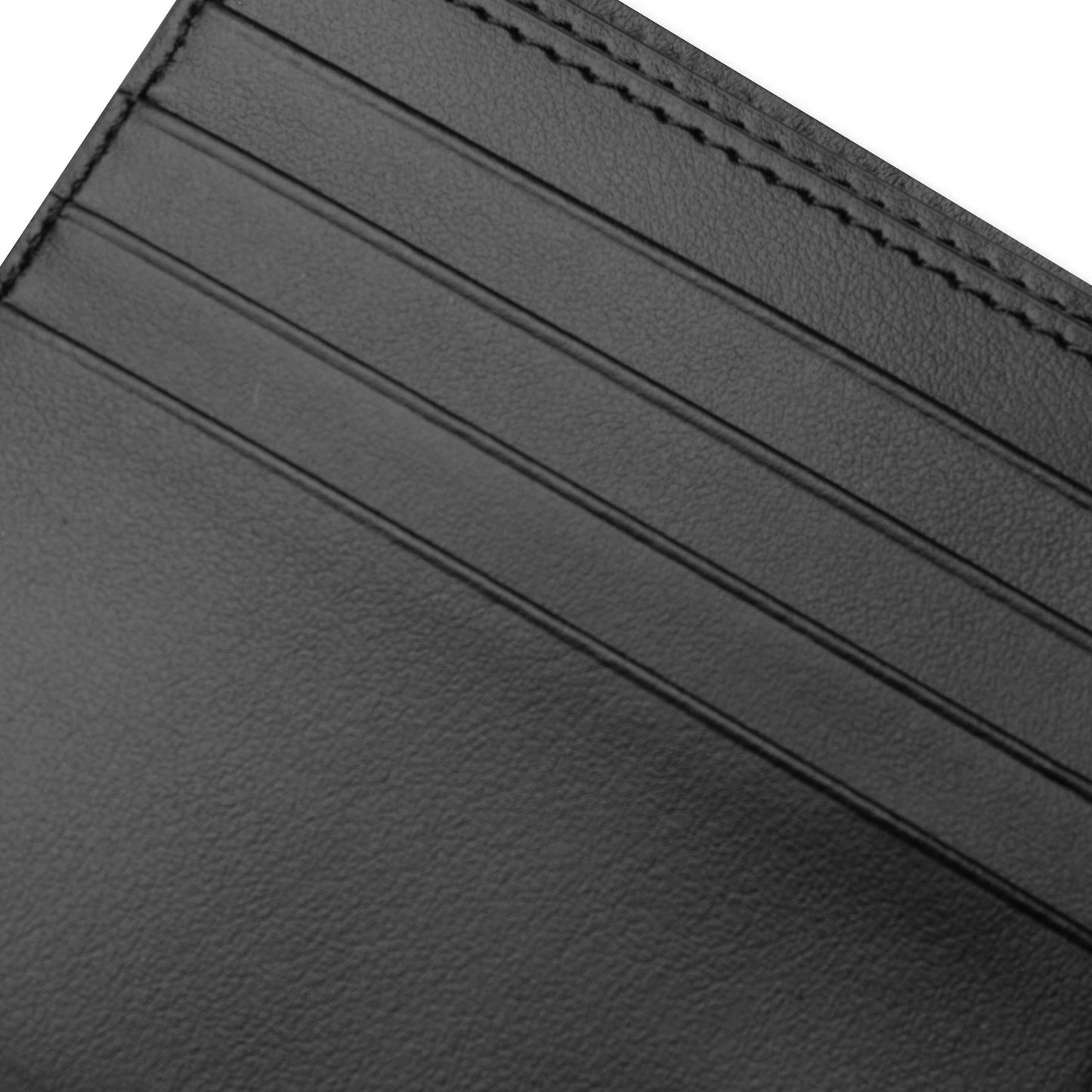 Folded Leather Wallet Fn-Ux-Slgs000286 - Black