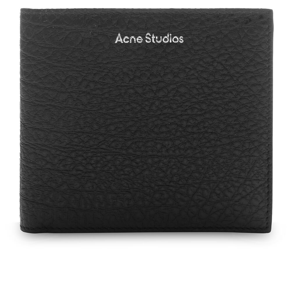 Folded Leather Wallet Fn-Ux-Slgs000286 - Black