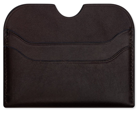 Slim Leather Card Holder Fn-Ux-Slgs000287 - Dark Brown