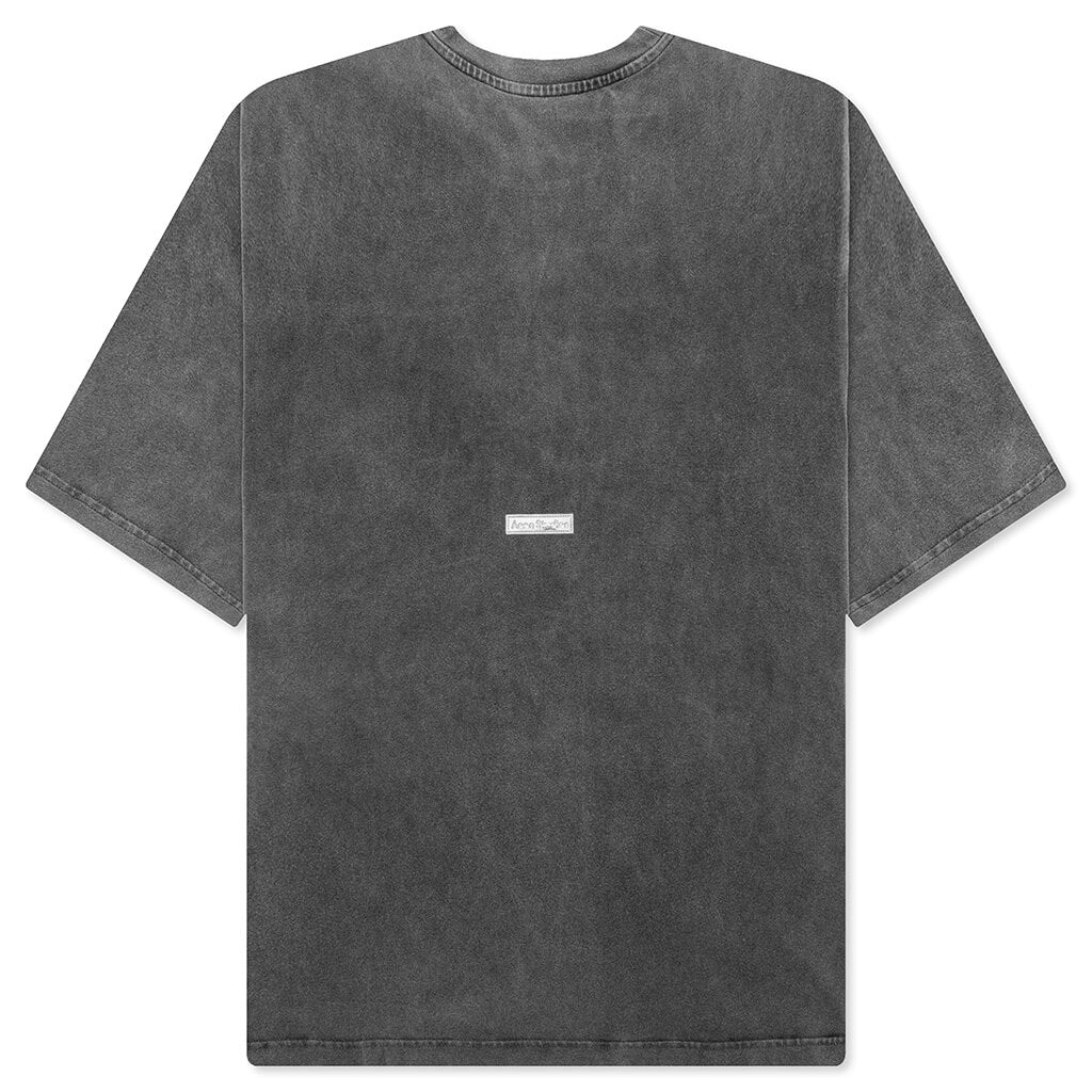 Garment Dyed Crew Neck T-Shirt Fn-Ux-Tshi000018 - Faded Black