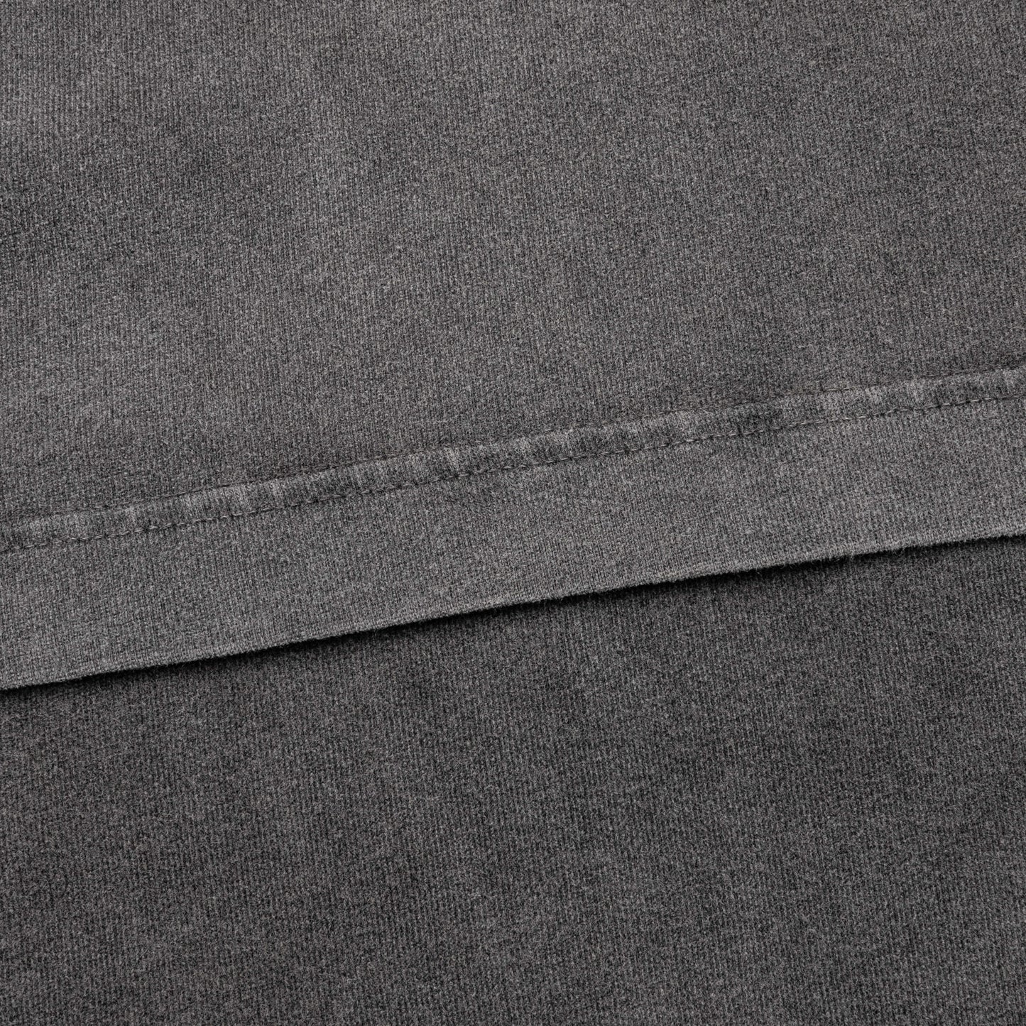 Garment Dyed Crew Neck T-Shirt Fn-Ux-Tshi000018 - Faded Black