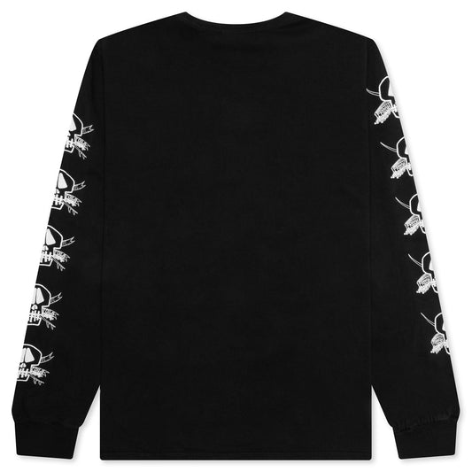 Foils Pigment Dyed L/S Tee - Black