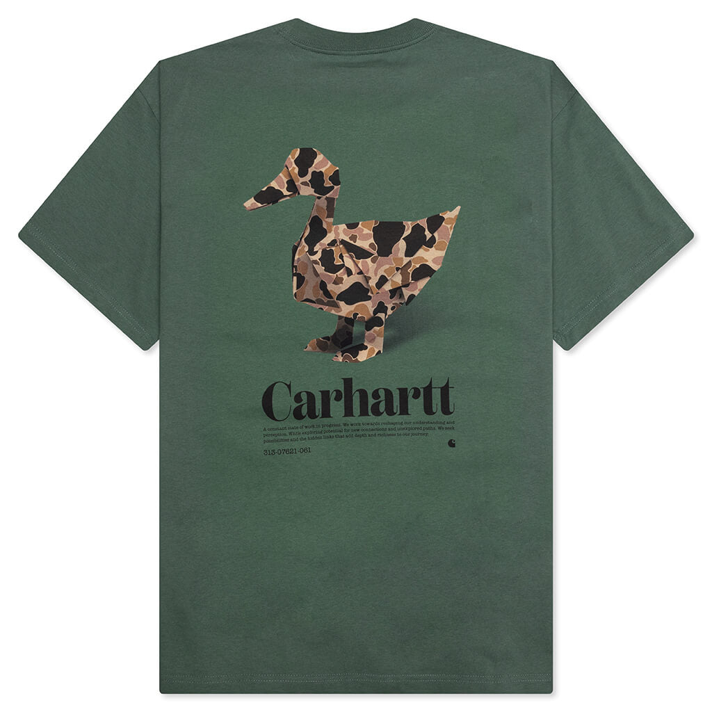 Fold Duck S/S T-Shirt - Duck Green