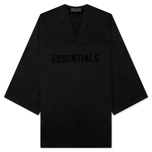 Football Tee - Jet Black