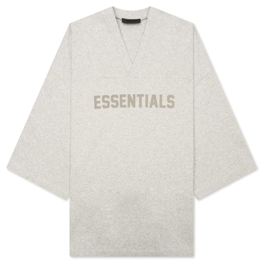 Football Tee - Light Heather Grey