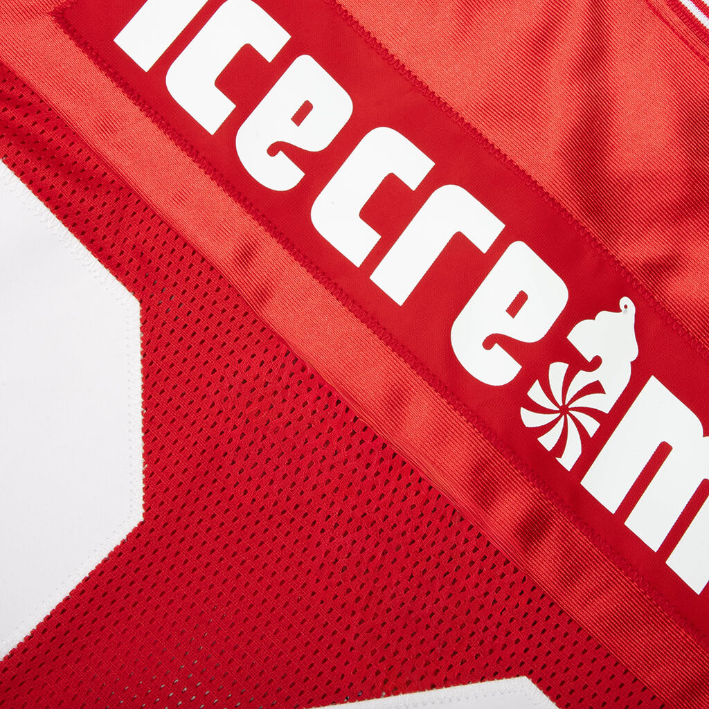 For Us S/S Knit Jersey - Pompeian Red