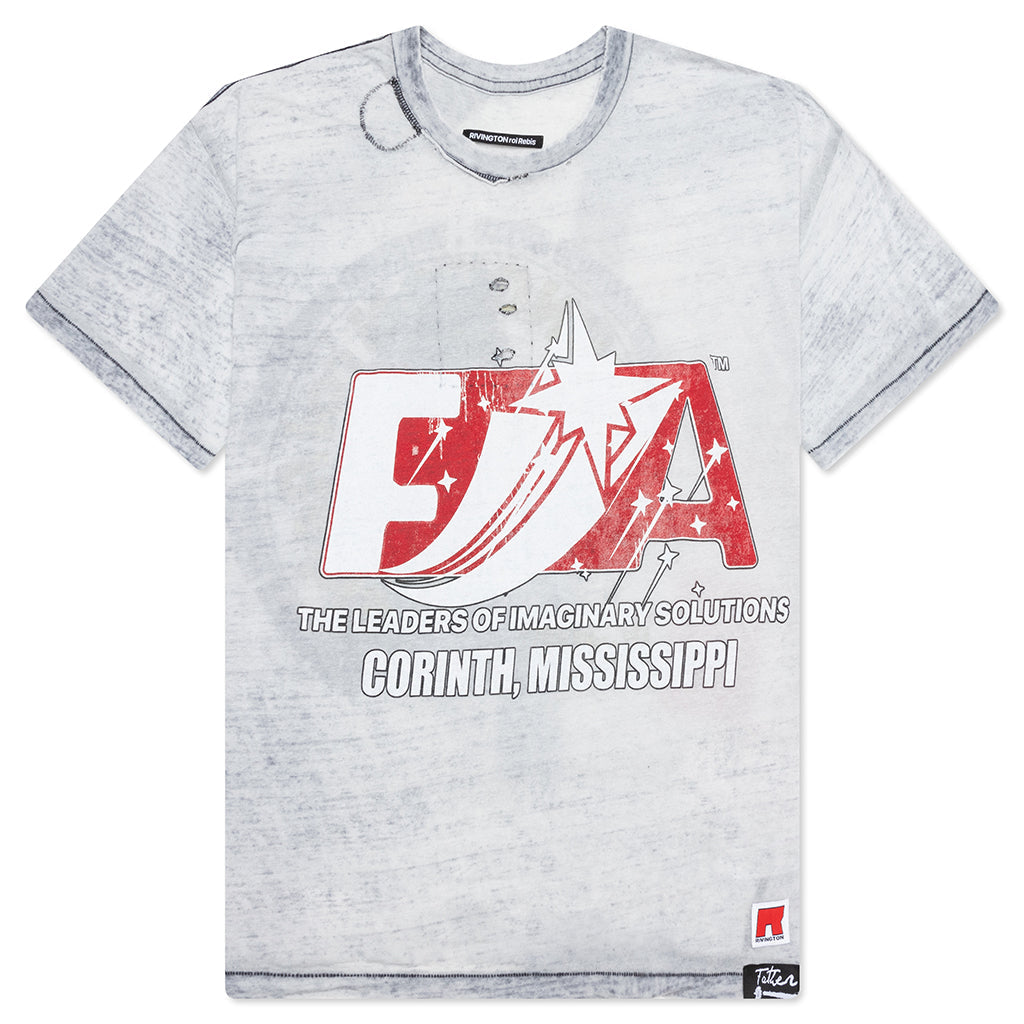 Founding Narrative Tee - Blue Burnout