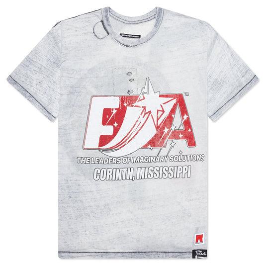 Founding Narrative Tee - Blue Burnout