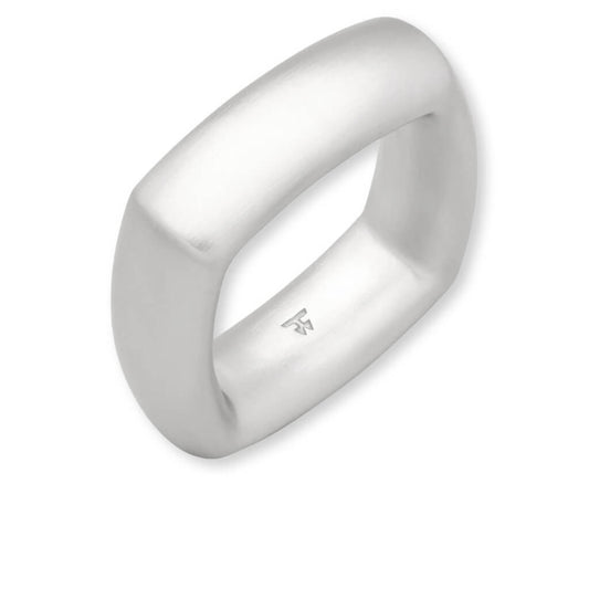 Frame Ring Satin - S925 Sterling Silver