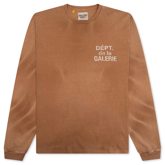 French L/S Tee - Cocoa