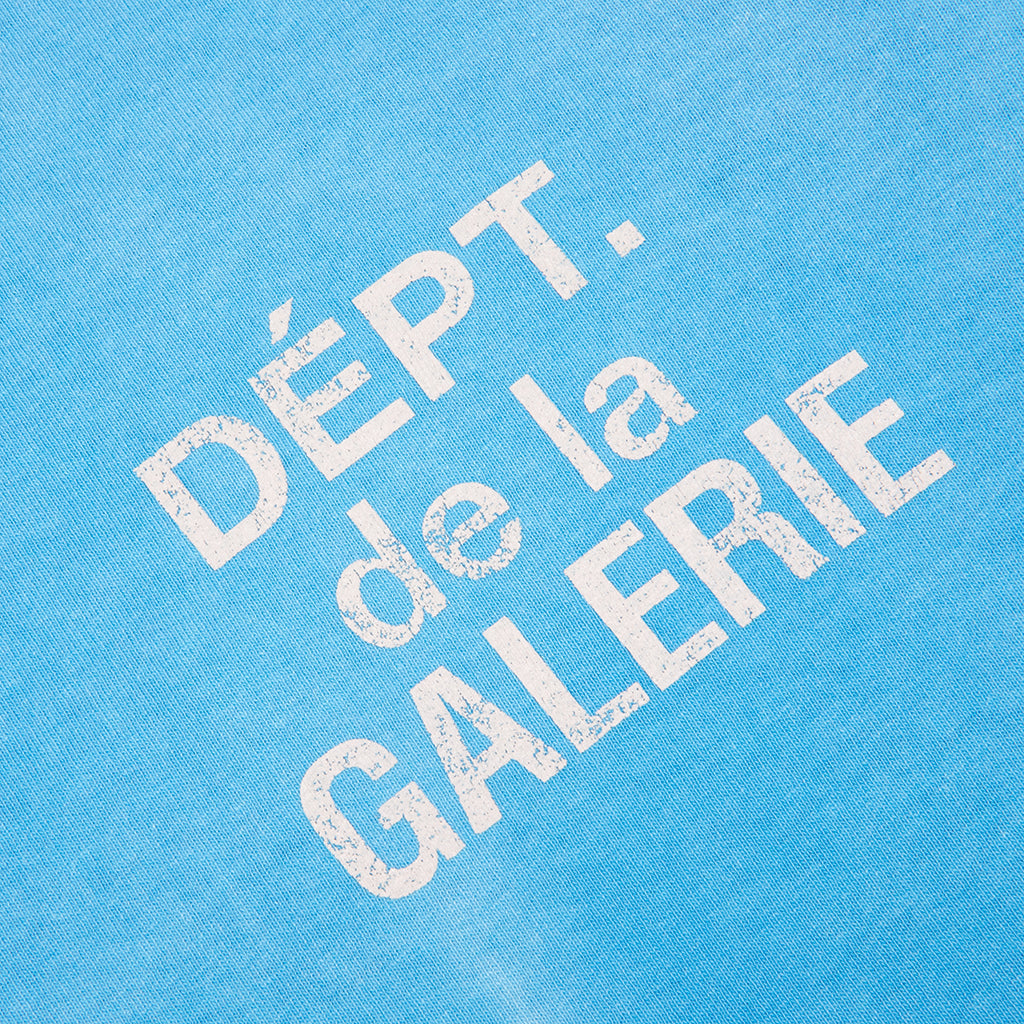 French L/S Tee - Cyan