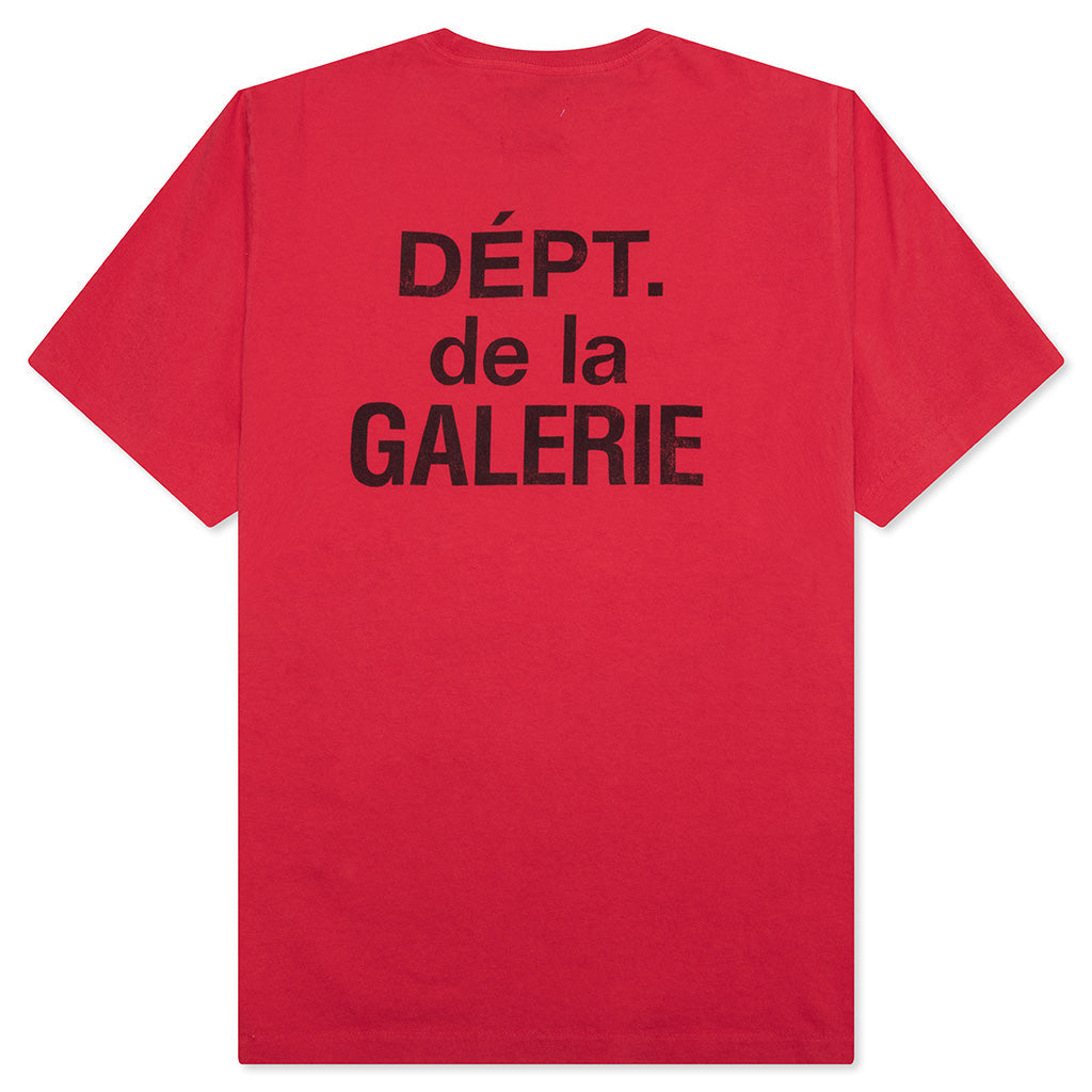French S/S Tee - Red