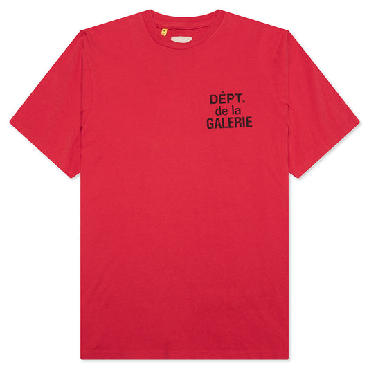 French S/S Tee - Red