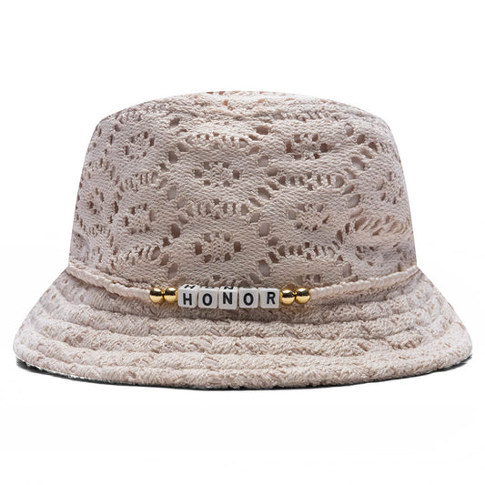Friendship Crochet Bucket Hat - Bone