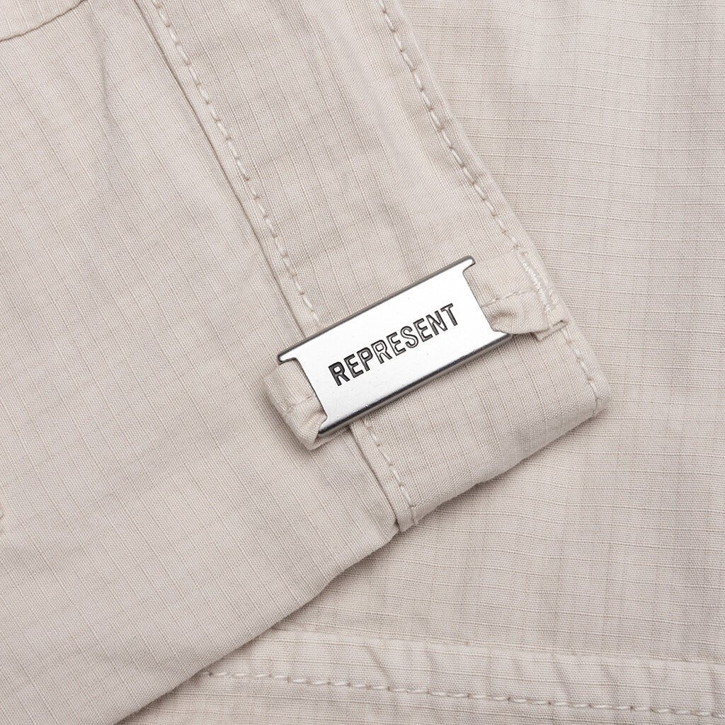Front Pocket Cargo Short - Champagne