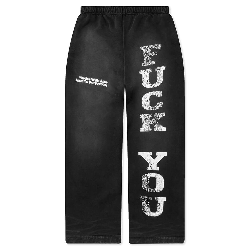Fuck You Sweatpants - Faded Black