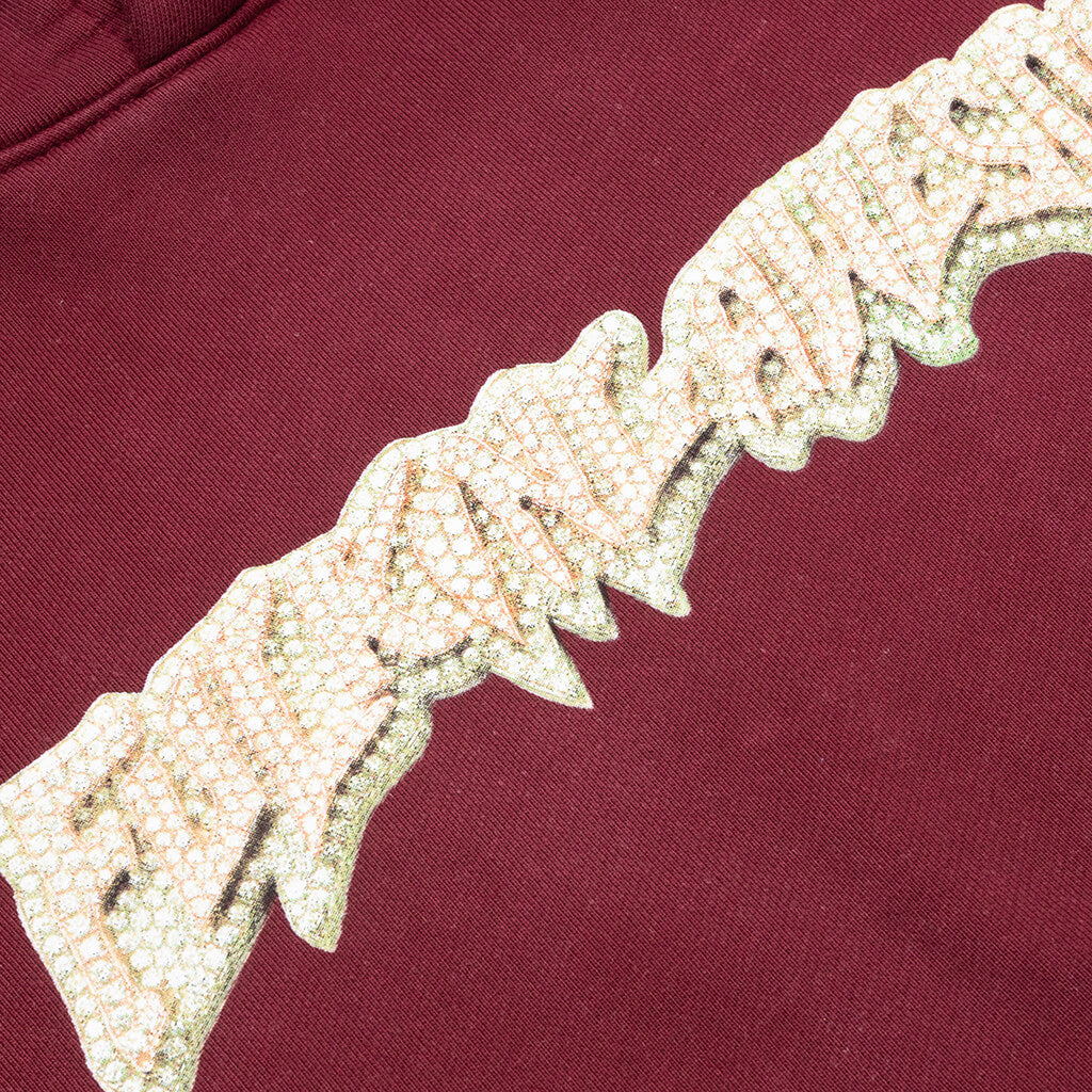 24K Stamp Hoodie - Maroon