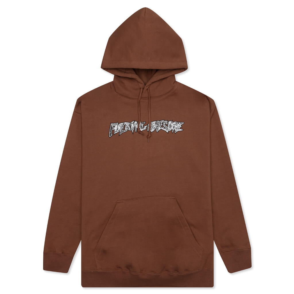 Acupuncture Stamp Hoodie - Burnt Orange