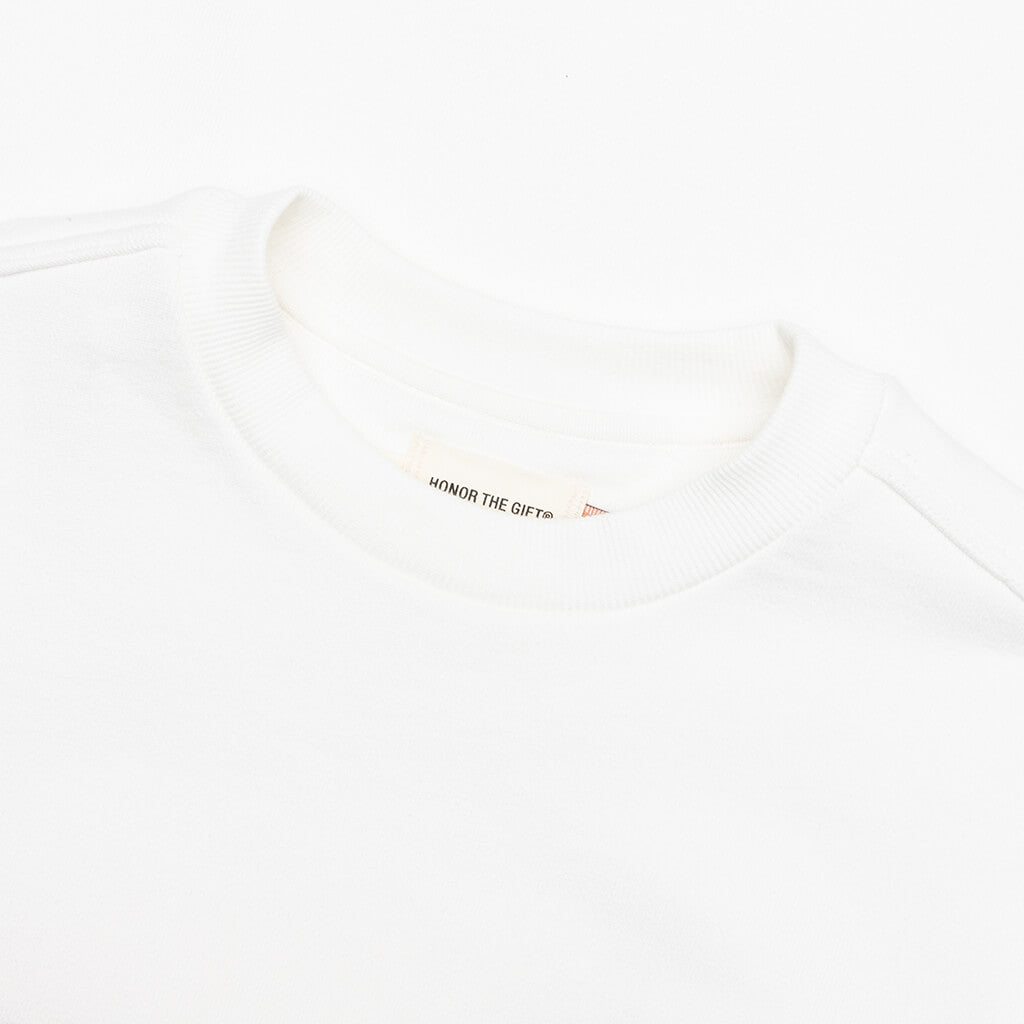Fuel Crewneck - White