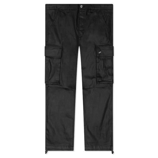 Fugitive Cargo Waxed Pants - Black