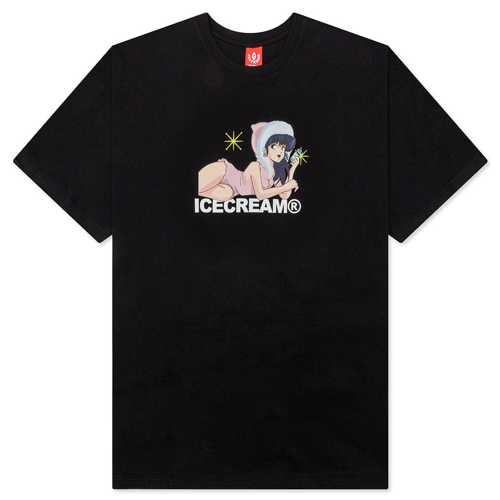 Fur Coat S/S Tee - Black