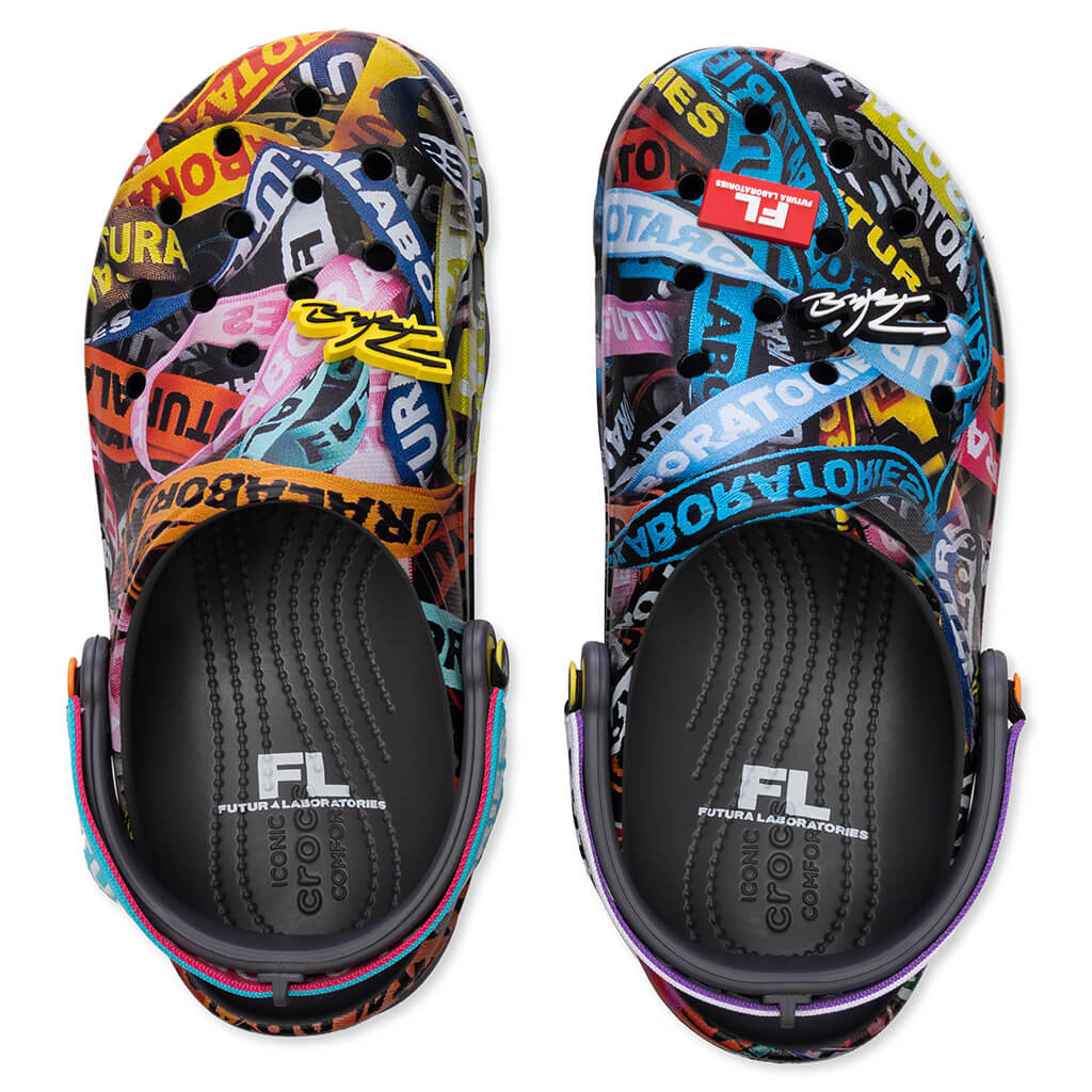 Futura Laboratories x Crocs All Terrain Clog - Slate Grey
