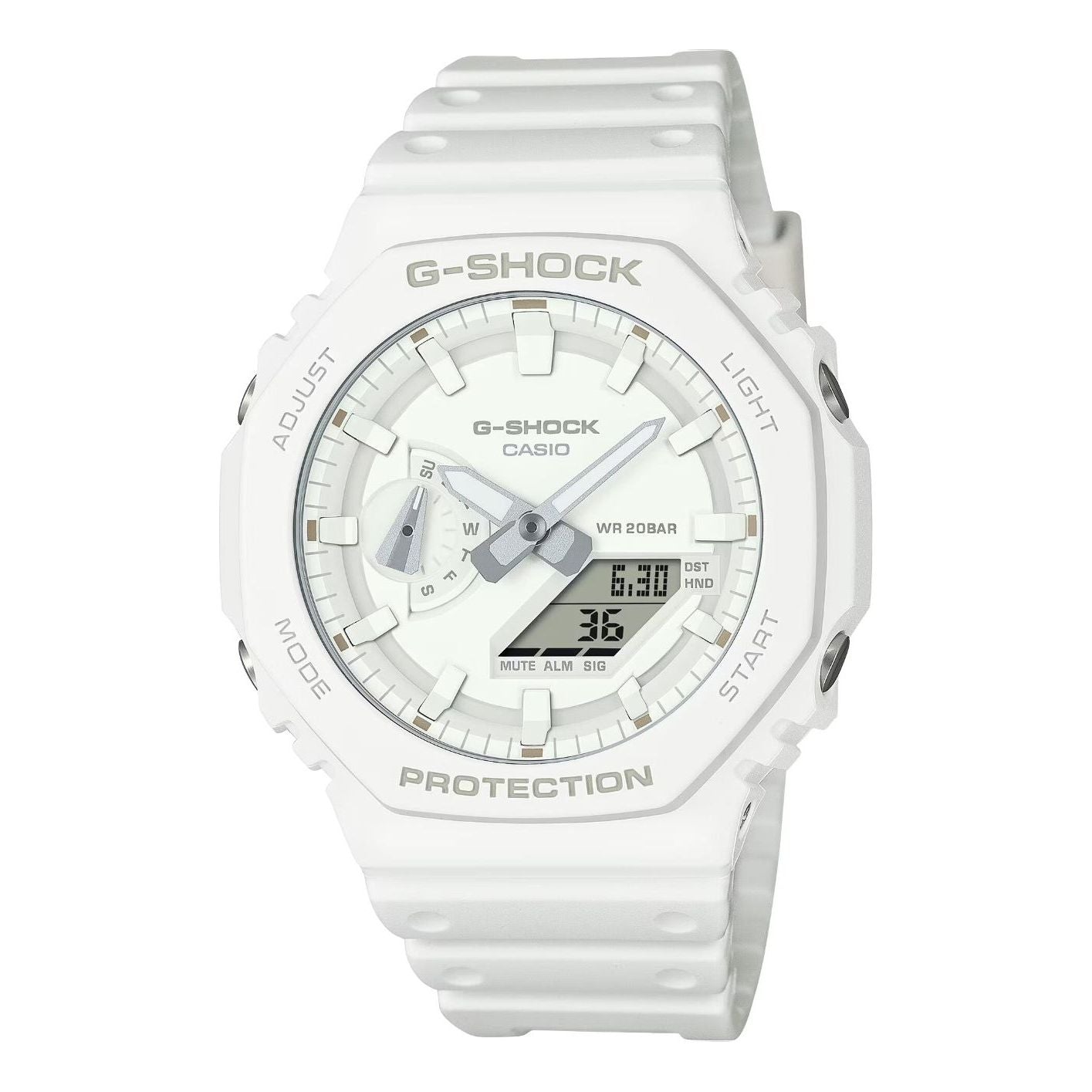 CASIO G-Shock GA-2100 Series 'White' GA-2100-7A7