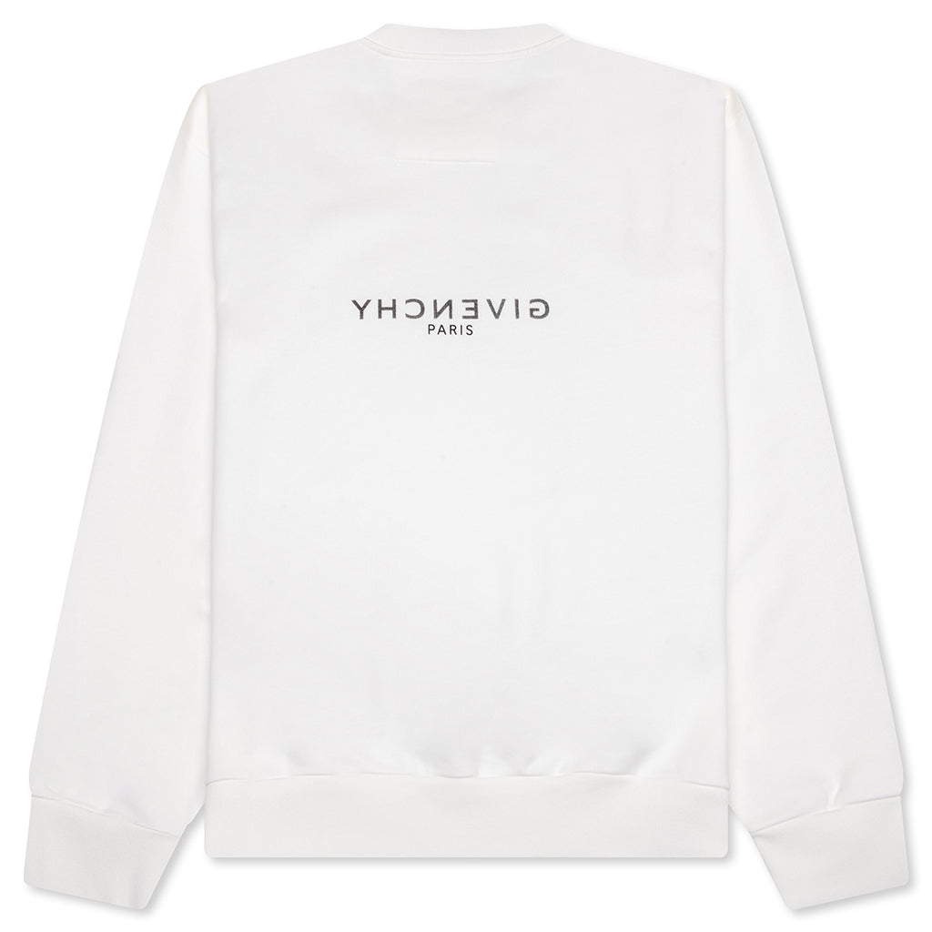 Fleece Reverse Sweatshirt - Off White