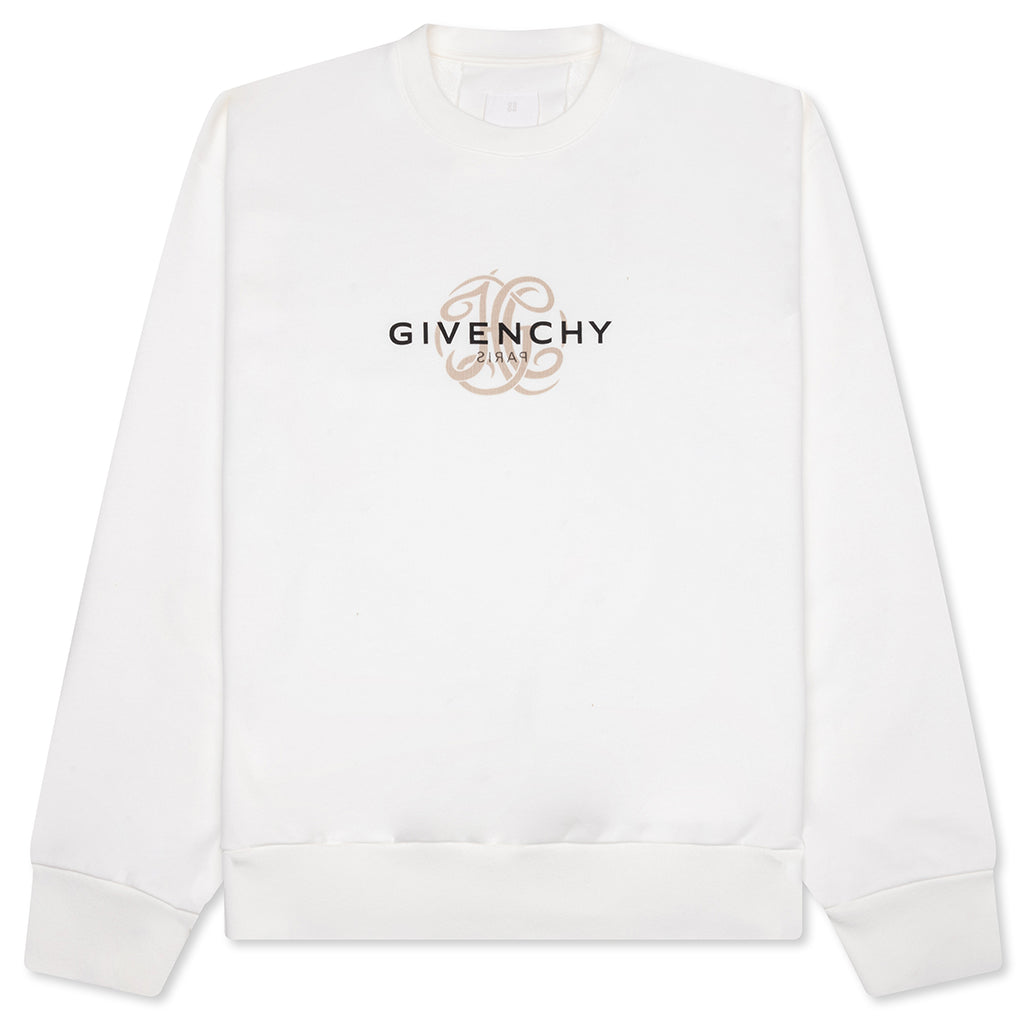 Fleece Reverse Sweatshirt - Off White