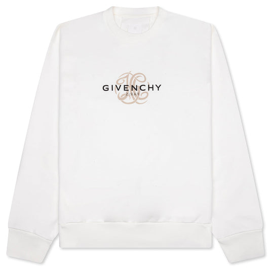 Fleece Reverse Sweatshirt - Off White