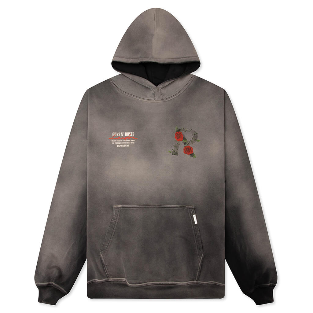 Represent x Guns N' Roses Tour Hoodie - Stained Black
