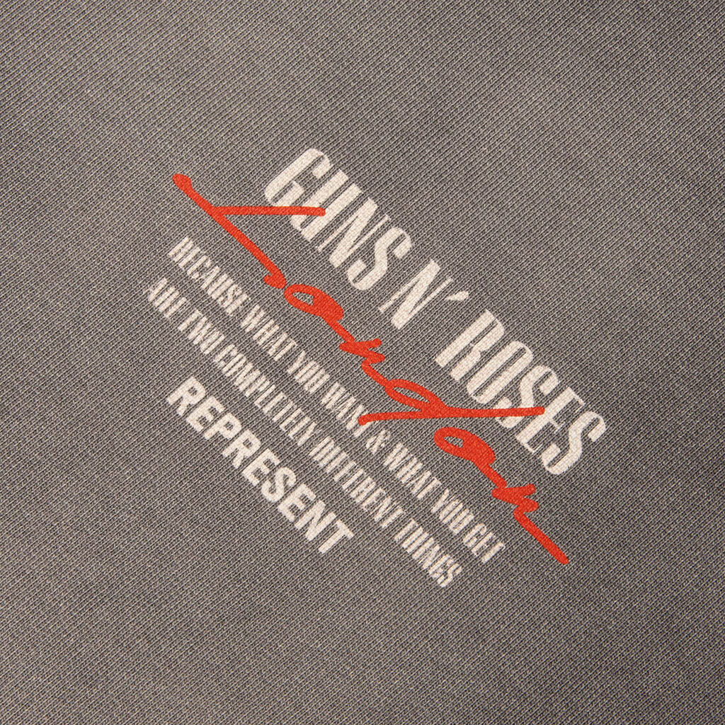 Represent x Guns N' Roses Tour Hoodie - Stained Black