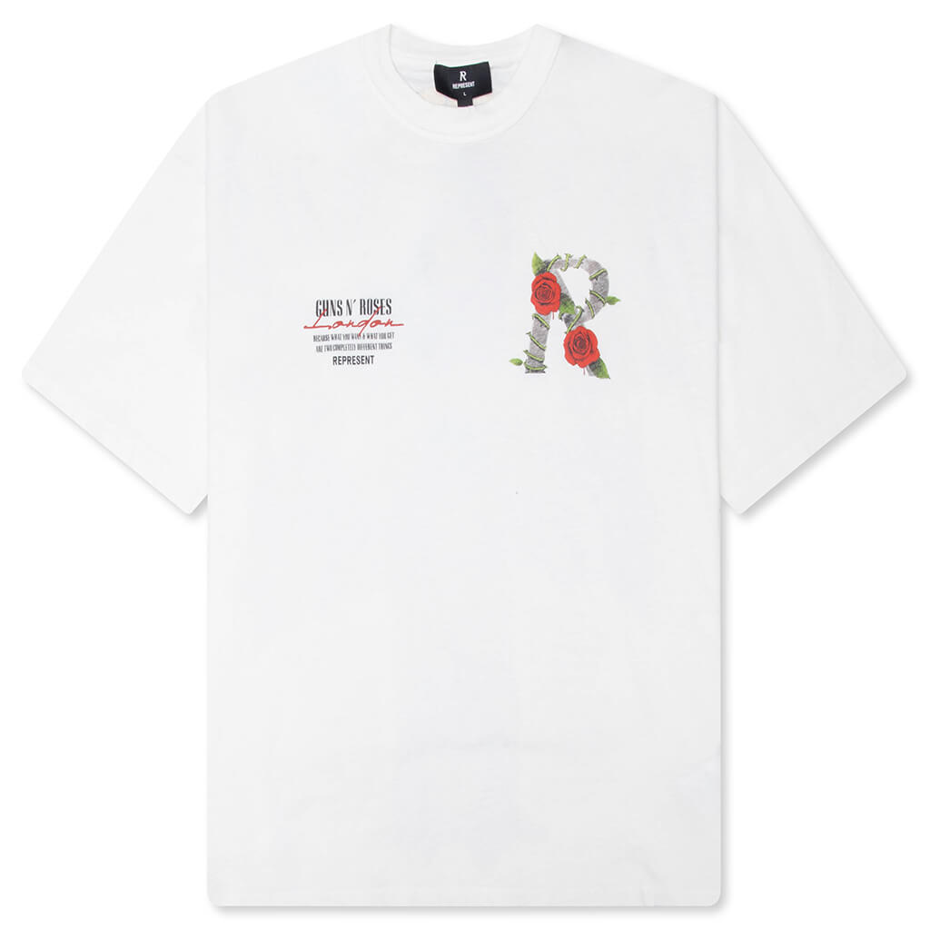 Represent x Guns N' Roses Tour T-Shirt - Flat White