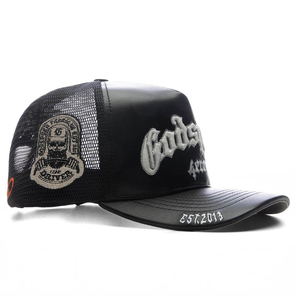 4EVR Premium Trucker Hat - Black