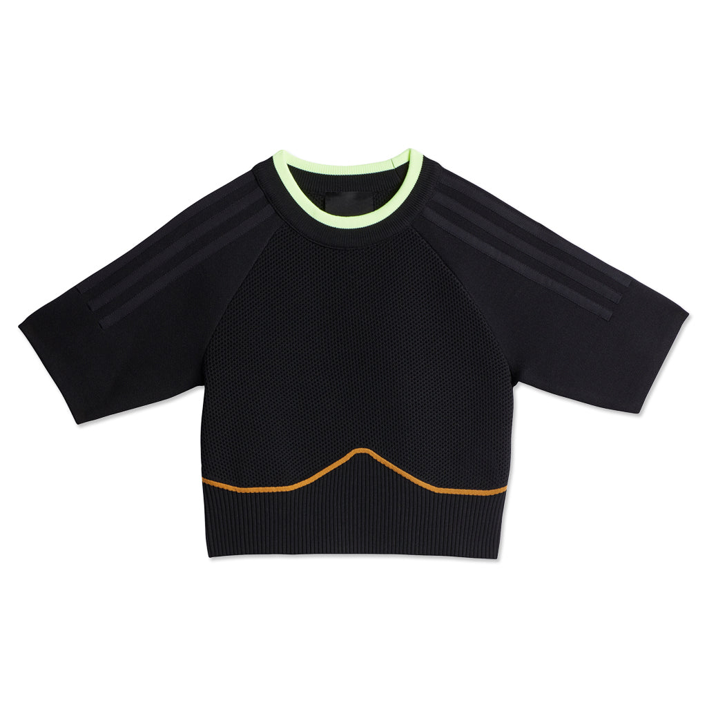 adidas Originals x Ivy Park Knit Crop Top - Black/Mesa