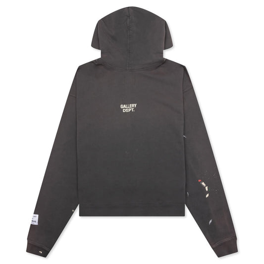90s Recycle Hoodie - Washed Black