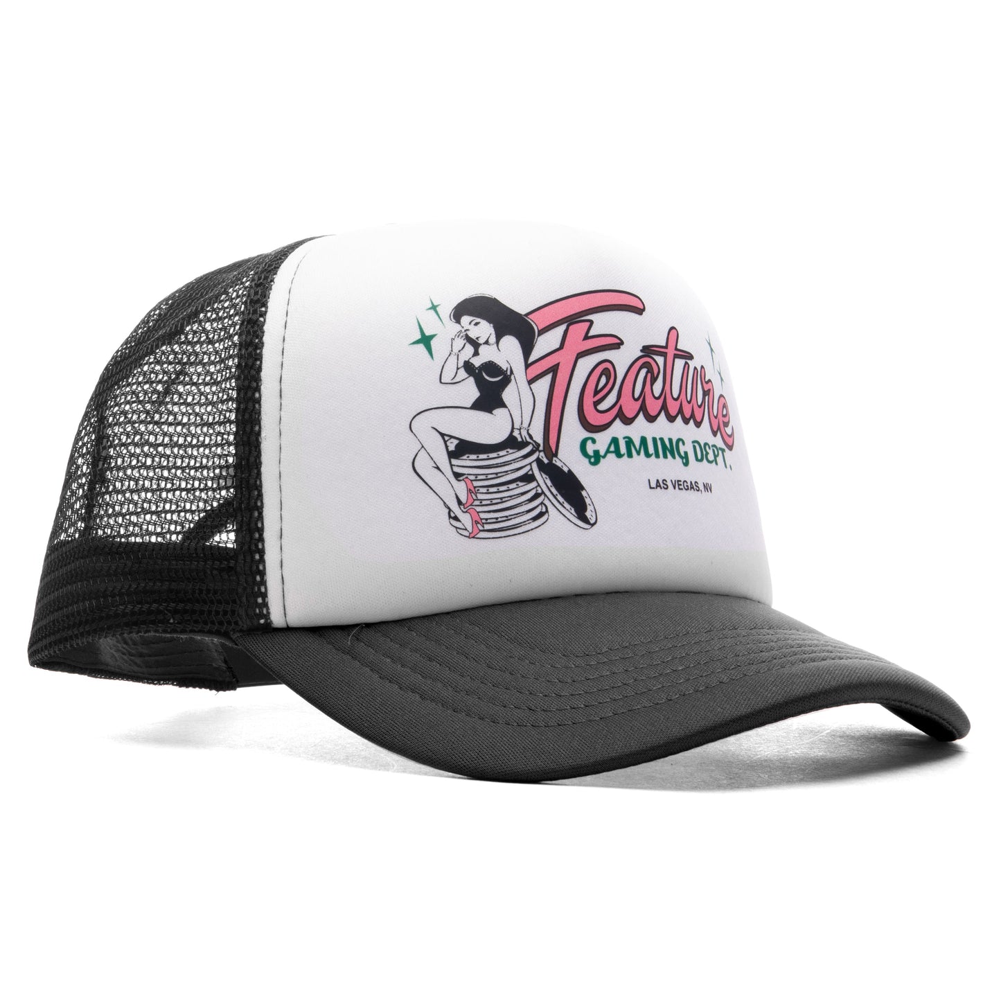Gaming Trucker - Black/White