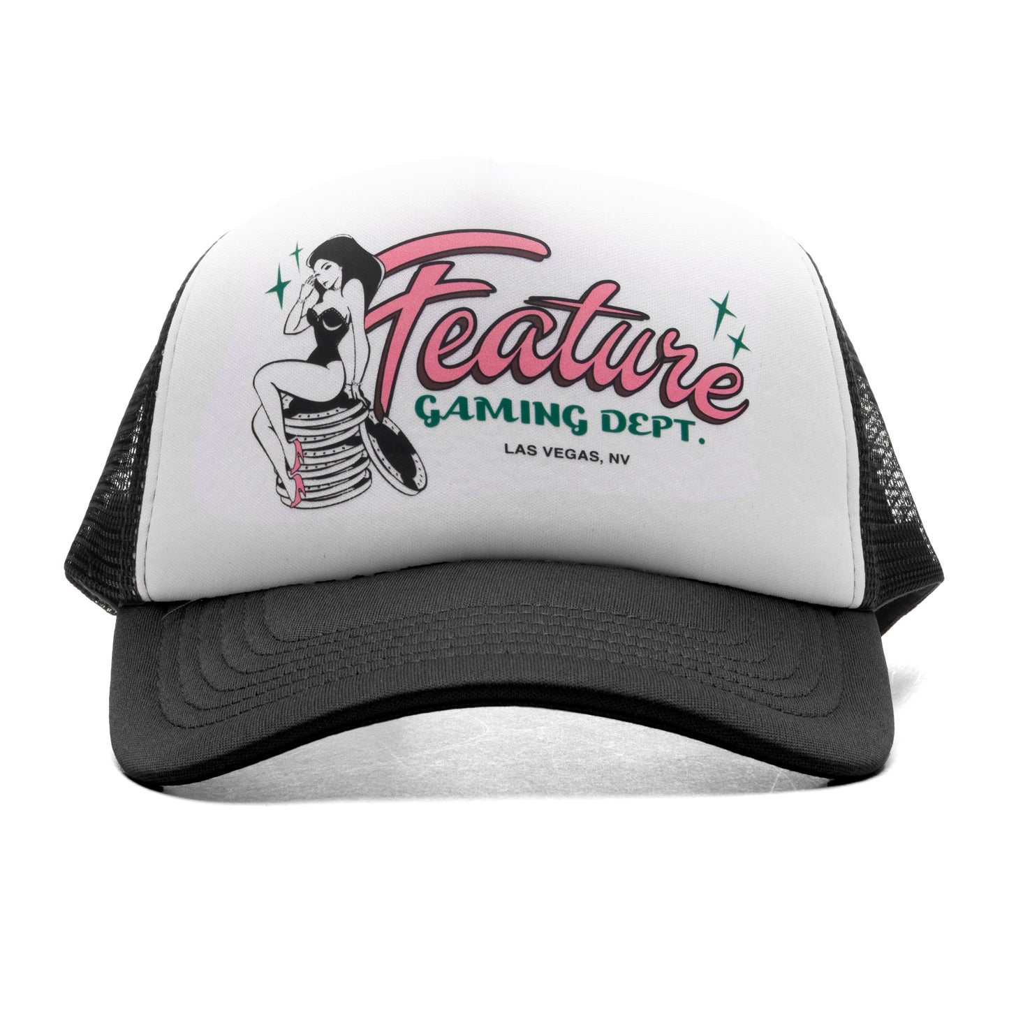 Gaming Trucker - Black/White