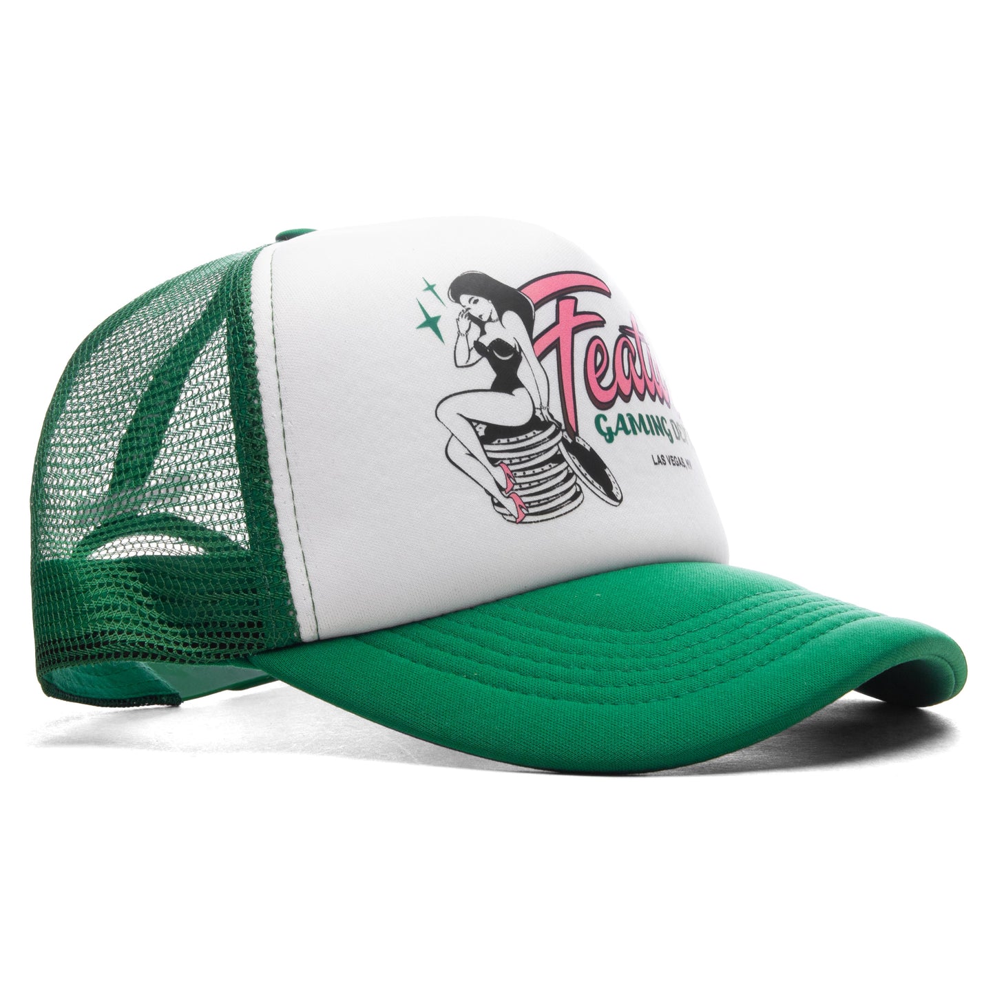 Gaming Trucker - Kelly Green/White